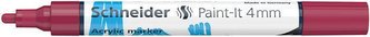 120261 Akrylový popisovač "Paint-It 320", burgundy, 4 mm, SCHNEIDER