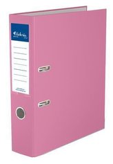 Pákový pořadač "Basic", růžová, 75 mm, A4, s ochranným spodním kováním, PP/karton, VICTORIA