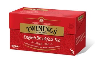 Čaj, černý, 25x2 g, TWININGS "English Breakfast" Čaj, černý, 25x2 g, TWININGS "English Breakfast"