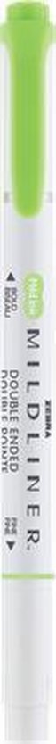 Zvýrazňovač "Mildliner Cool & Refined", zelená, oboustranný, 1,0/3,5 mm, ZEBRA