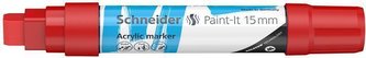 120302 Akrylový popisovač "Paint-It 330", červená, 15 mm, SCHNEIDER