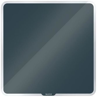 Magnetická skleněná tabule "Cosy", matně šedá, 45x45 cm, LEITZ