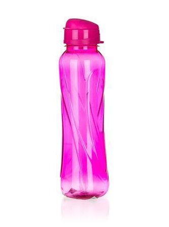 Láhev "Slim", růžová, 610 ml, plast