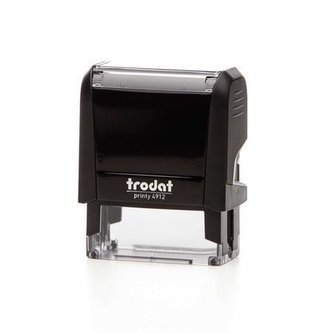 Razítko "Printy 4912", černý polštářek, TRODAT