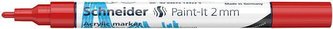 120102 Akrylový popisovač "Paint-It 310", červená, 2 mm, SCHNEIDER