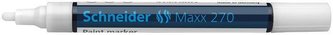 Permanentní lakový popisovač "Maxx 270", bílá, 1-3mm, SCHNEIDER