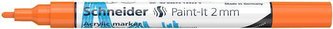 120106 Akrylový popisovač "Paint-It 310", oranžová, 2 mm, SCHNEIDER