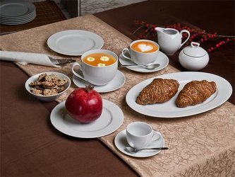 Šálek na kávu "Elegante", bílá, porcelán, 25 cl, ROTBERG