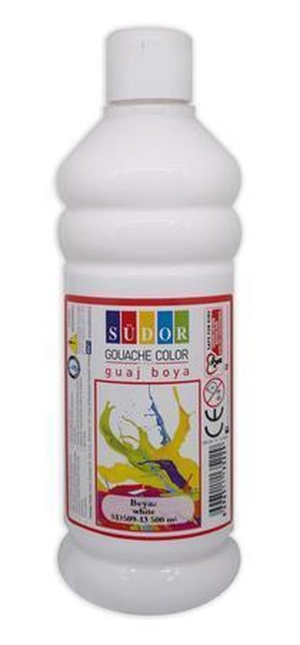 Temperová barva, bílá, 500ml, Südor