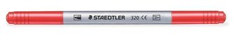 Fixy "Noris Club 320", 12 barev, sada, 1-3 mm, oboustranné, vypratelné, STAEDTLER