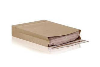 Obálka "e-Green", vratná, dva lepicí proužky, L, 450x570x100+95 mm Obálka "e-Green", vratná, dva lepicí proužky, L, 450x570x100+95 mm