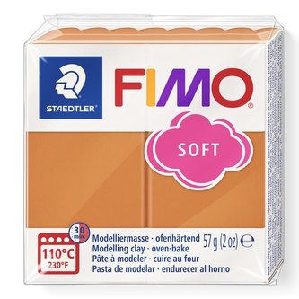 FIMO® soft 8020 56g koňak