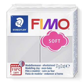 FIMO® soft 8020 56g šedá