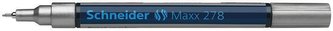 Permanentní lakový popisovač "Maxx 278", stříbrná, 0,8mm, SCHNEIDER