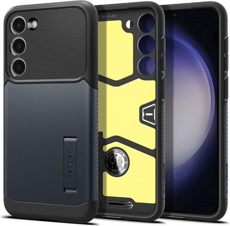 Spigen Slim Armor, metal slate - Samsung Galaxy S23+