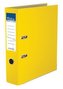 Pákový pořadač "Basic", žlutý, 75 mm, A4, s ochranným spodním kováním, PP/karton, VICTORIA