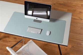 Podložka na stůl "Puro Sens Stijl Soft Aqua", 120 x 60 cm, PP, RS OFFICE 05-12060SA