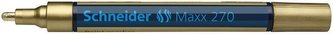 Permanentní lakový popisovač "Maxx 270", zlatá, 1-3mm, SCHNEIDER