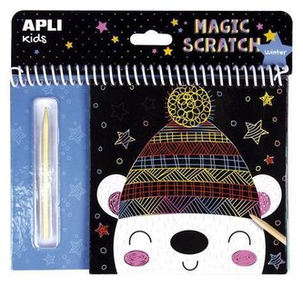Škrabací obrázky "Magic Scratch", zima, APLI