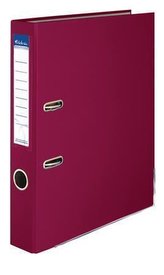 Pákový pořadač "Basic", bordó, 50 mm, A4, s ochranným spodním kováním, PP/karton, VICTORIA