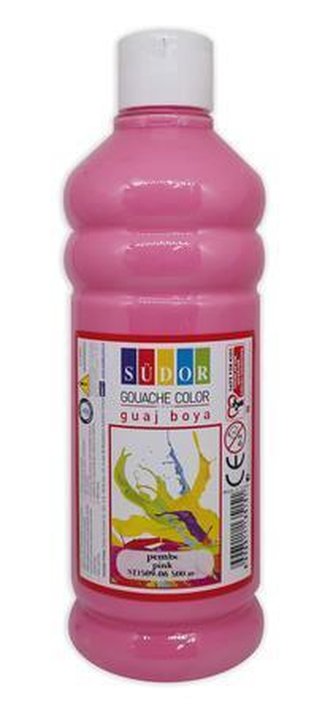 Temperová barva, růžová, 500ml, Südor