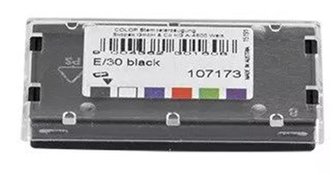 Polštářek do samobarvících razítek "E30", černá, 2 ks/blistr, COLOP 1113601