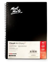 Mont Marte spirálový kreslicí blok, bílý papír, 110g/m2, A3, č.0002, 60 listů