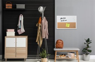 Kombinovaná tabule, 60x40 cm, magnetická+korková, VICTORIA