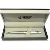 Kuličkové pero Regal Themis stříbrná - 25025B