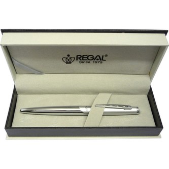 Kuličkové pero Regal Themis stříbrná - 25025B