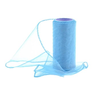 Organza 12 cm/10y modrá ledová