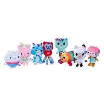 Pluszowe maskotki 18cm 8 druhů (1ks)