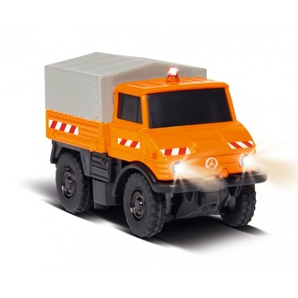 Carson RC auto MB Unimog U406 1:87 oranžová
