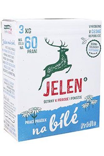 Prací prostředek Jelen mýdlový prášek White 3kg BOX Prací prostředek Jelen mýdlový prášek White 3kg BOX