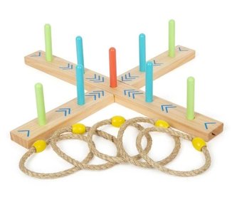 Drewaniany krzyżak zestaw do rzucania Drewaniany krzyżak zestaw do rzucania