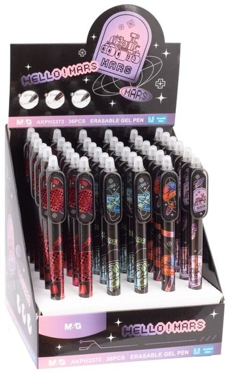 Długopis automatyczny 0,5mm niebieski (36zt) M&D;