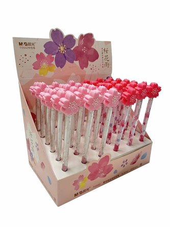 Długopis żelowy Sakura niebieski (36szt) M&G;