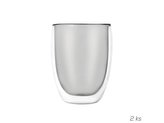 Sklenice ORION Double latté 2ks 410ml Grey