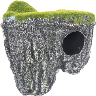 FLAMINGO akvarijní dekorace ROCK KRAG šedý M 17,5x11x18cm