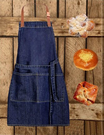 Forbyt, Zástěra kuchyňská, Denim, tmavě modrá