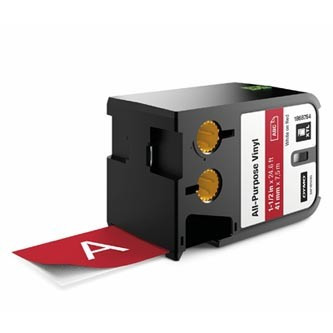 Dymo XTL 1868764, 41mm x 7m, bílý tisk/červený podklad, originální páska