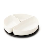 Servírovací talíř  Talíř | FELKO | s bílými miskami | 24 cm | 850788 Homla