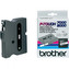 Brother TX-211, 6mm x 15m, černý tisk/bílý podklad, originální páska