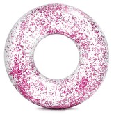 INTEX Kruh nafukovací Sparkling Glitter, růžový