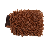 Mycí rukavice 2v1 Microfiber Comfort, 20 x 13cm Hnědá