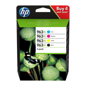 HP 963XL 3YP35AE Bk+C+M+Y sada originální cartridge