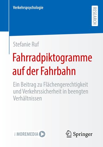 Fahrradpiktogramme auf der Fahrbahn