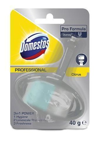 WC blok "3 in 1", citrón, 40g, DOMESTOS