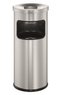 Odpadkový koš "Safe", stříbrná, kulatý, s popelníkem, DURABLE 333223