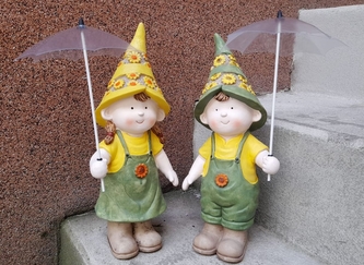 Děti s deštníkem velké